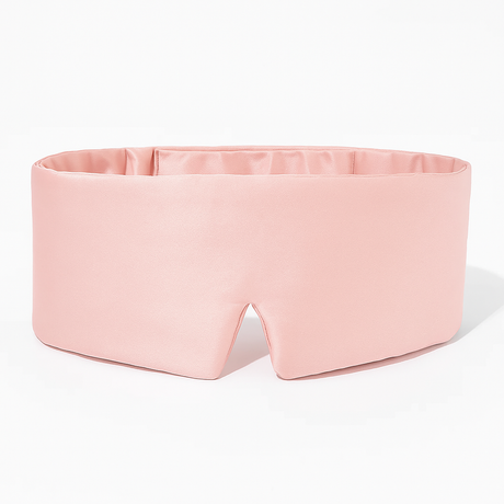 Zijden slaapmasker roze