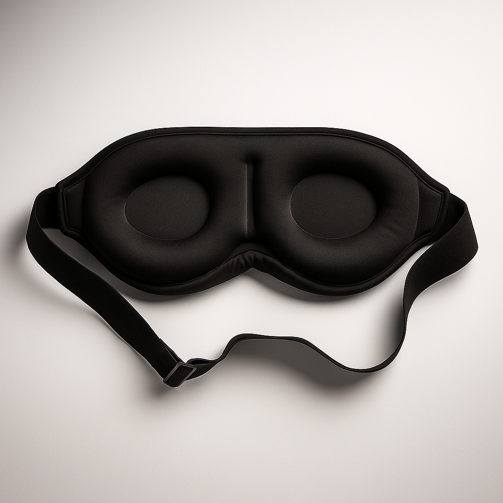 Slaapmasker van traagschuim met ruimte voor je wimpers