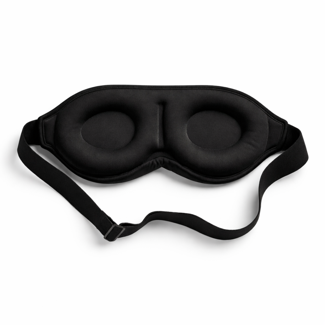 Slaapmasker van traagschuim met ruimte voor je wimpers