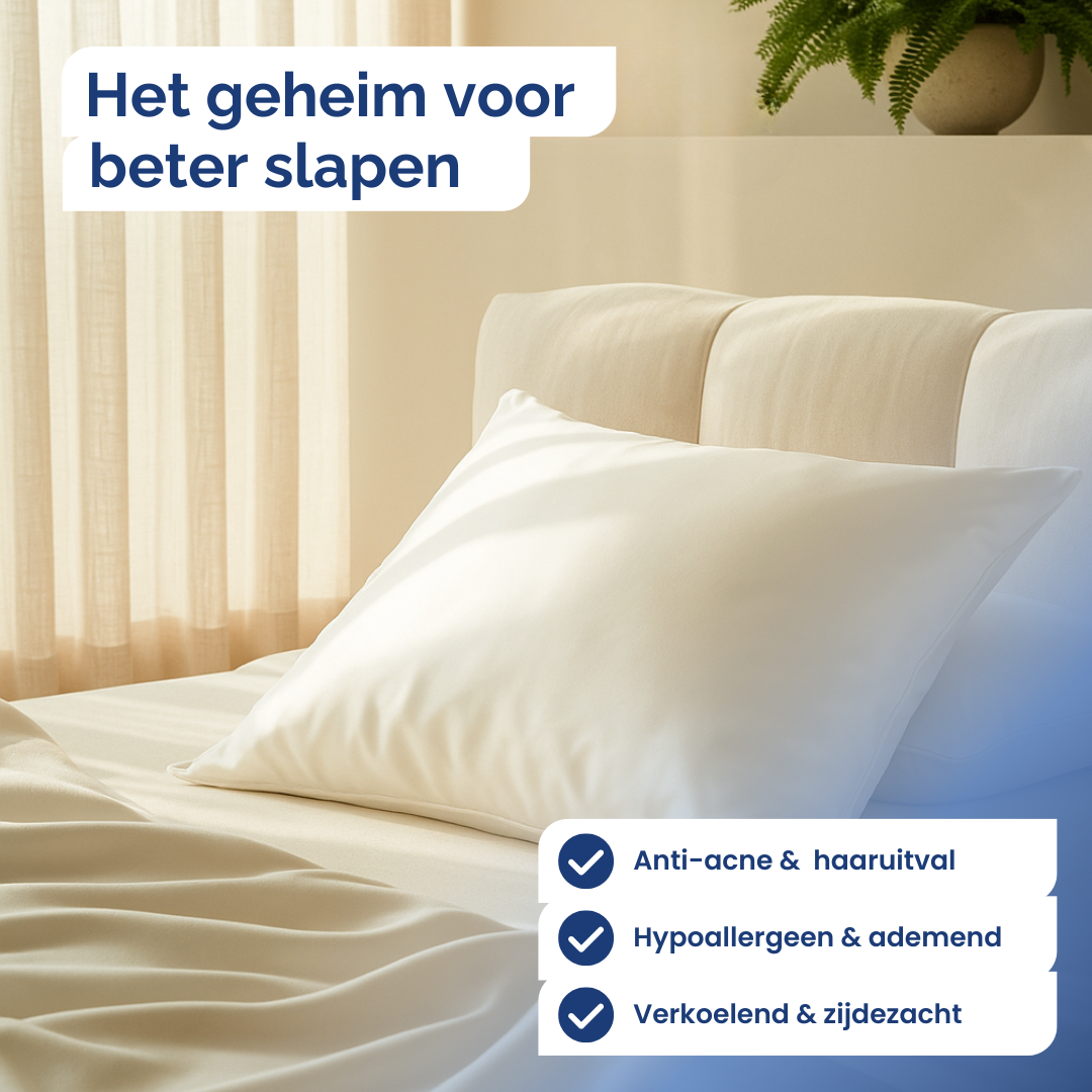 Zijden beddengoed heeft voordelen voor huid en haar