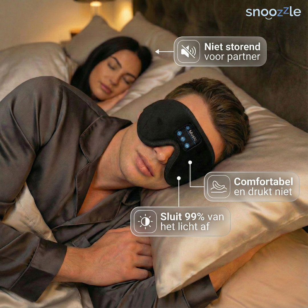 Bluetooth slaapmasker voordelen gebruik in bed