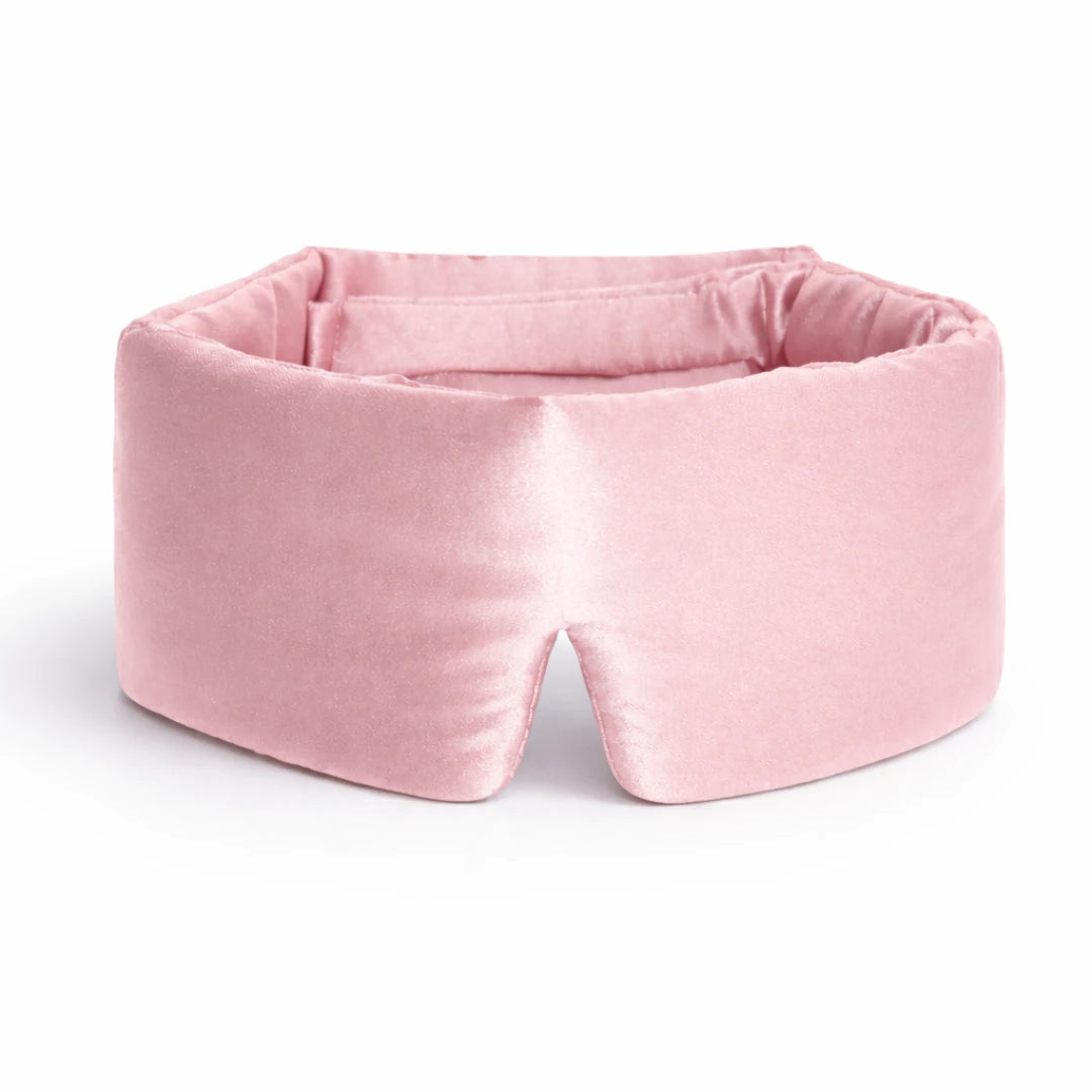 Zijden slaapmasker blauw productfoto