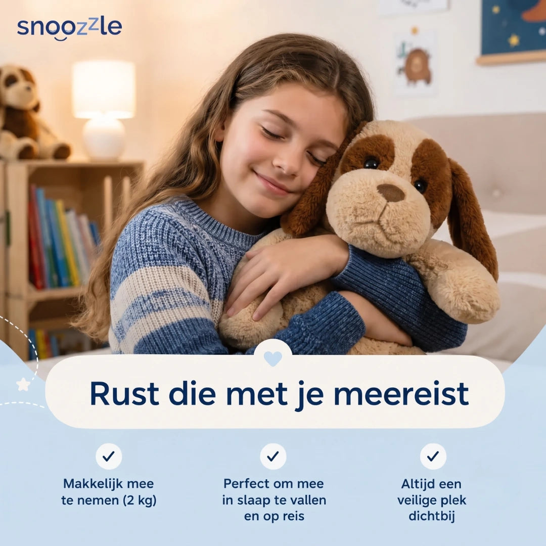 Voordelen verzwaringsknuffel hond voor reizen