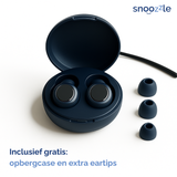 Hoes oordoppen slapen blauw met eartips