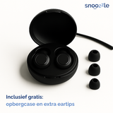 Hoes oordoppen slapen zwart met eartips