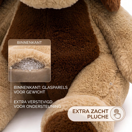 Verzwaringsknuffel 2 kg Hond Ollie Snoozzle