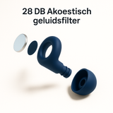 Oordopjes Slapen Snoozzle Blauw