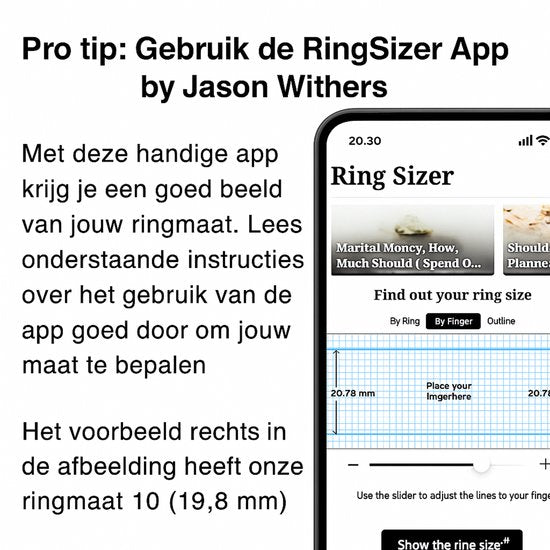 Smart Ring SyncGear Zilver