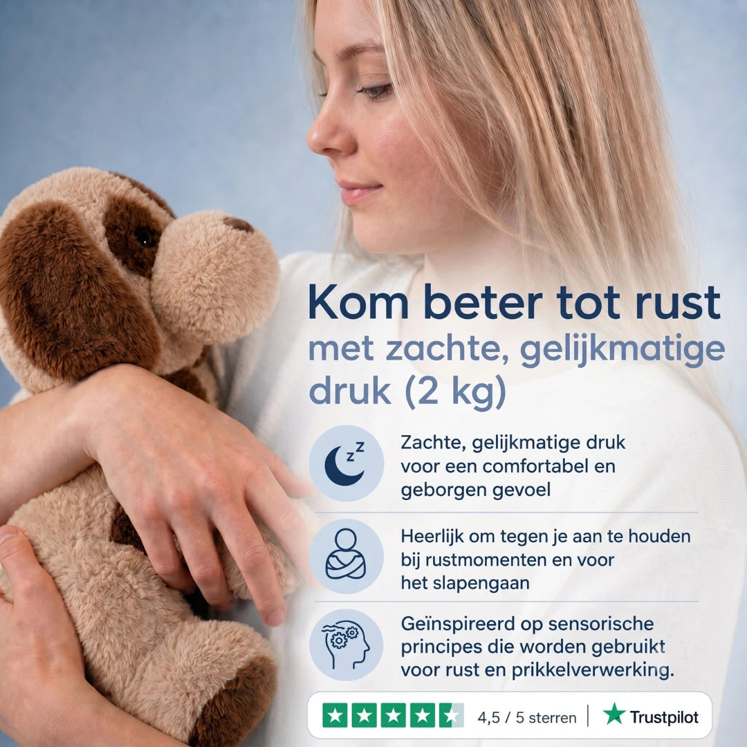 Verzwaringsknuffel voor rust 