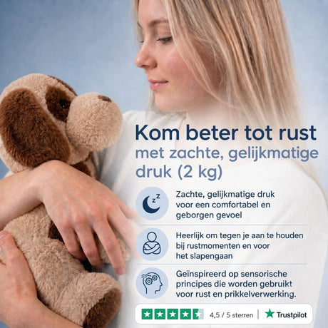 Verzwaringsknuffel voor rust 