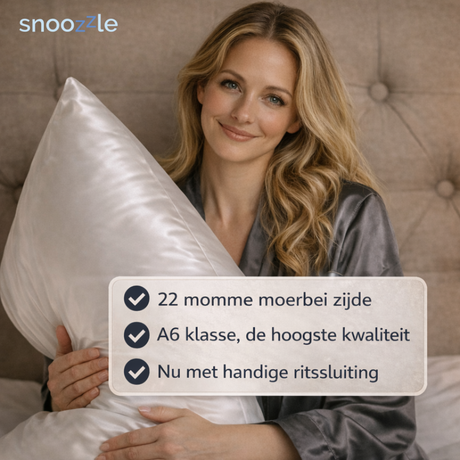 Voordelen zijden kussensloop wit