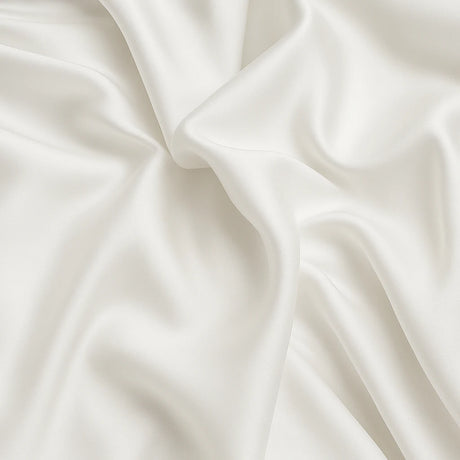 Wit zijde materiaal close-up