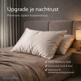 Voordelen zijden kussensloop beige