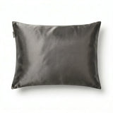 Zijden kussensloop grijs productfoto