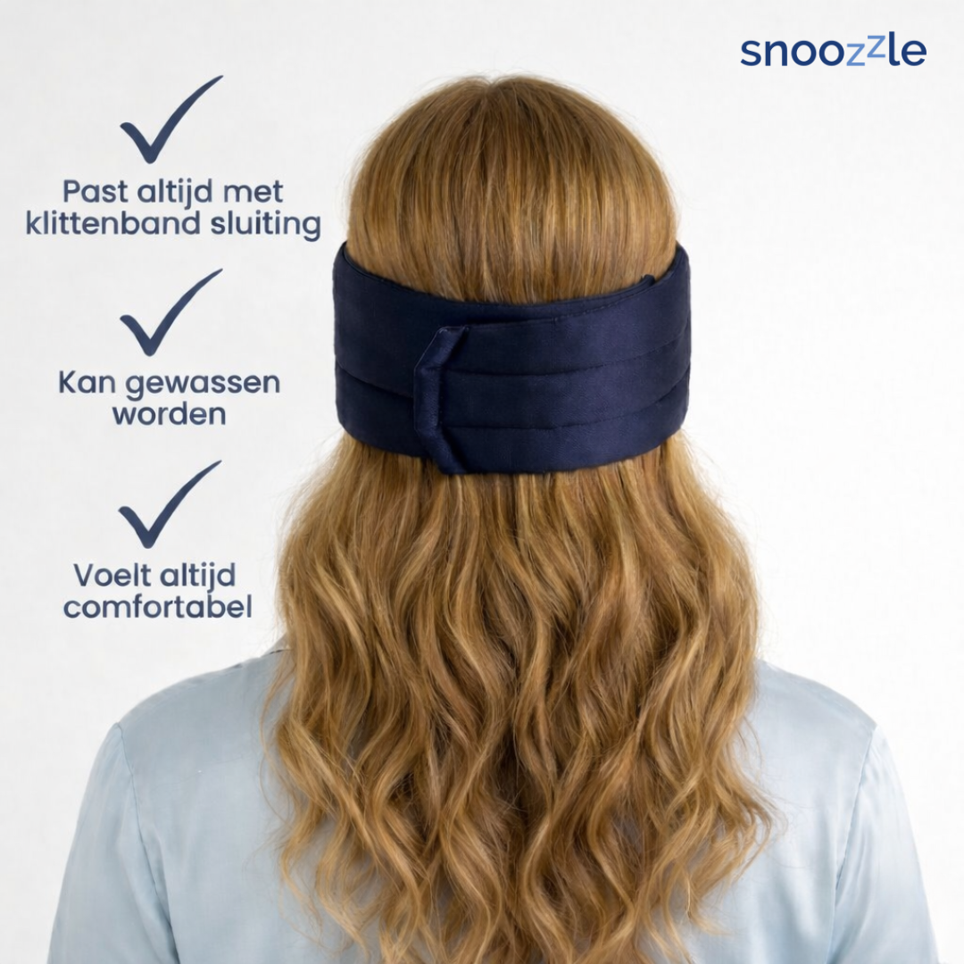 Voordelen zijden slaapmasker klittenbandsluiting