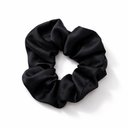 Scrunchie zwart zijde