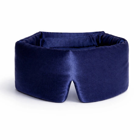 Zijden slaapmasker blauw productfoto