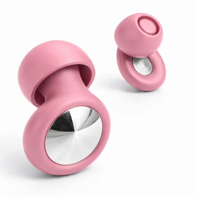 Roze oordopjes slapen